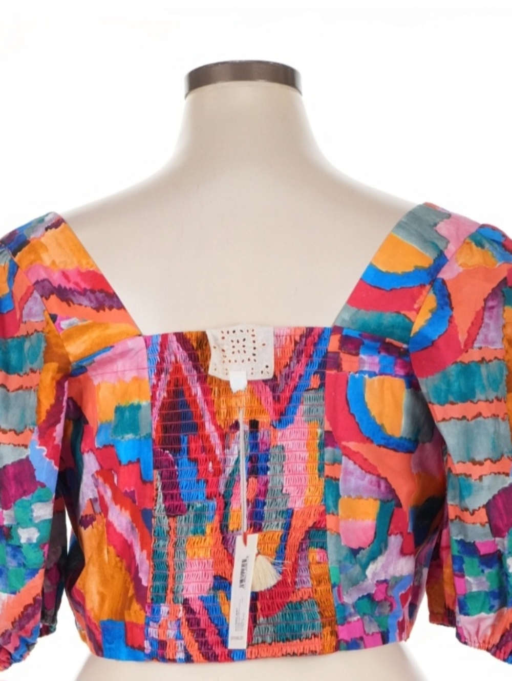Johnny Was Daydreamer Poplin Bodice Crop XL NWT - Picture 2 of 6